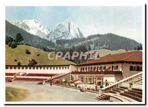 Cartes postales moderne Hotel Cafe Restaurant Olympiahaus im Skisladton Garmisch Partenkirchen