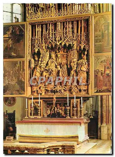 Cartes postales moderne St Wolfgang Salzkammergut Michael Pacher Altar in der Walliahrtskirche