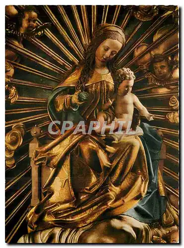 Cartes postales moderne Alte Kunst in Salzburg Madonna von Mich Pacher aus Bruneck