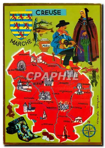 Cartes postales moderne Vus par Iris La Creuse Aubusson