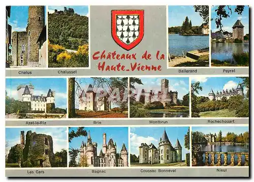 Cartes postales moderne Chateaux de la Haute Vienne