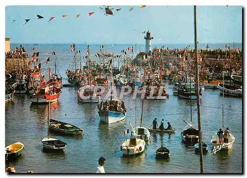 Cartes postales moderne Sur la Cote de Lumiere dans l'Ile d'Oleron Bateaux de peche