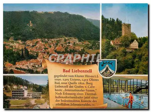 Cartes postales moderne Bad Liebenzell Schwarzwald