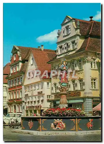 Moderne Karte Schwabisch Gmund Marienbrunnen am Marktplatz