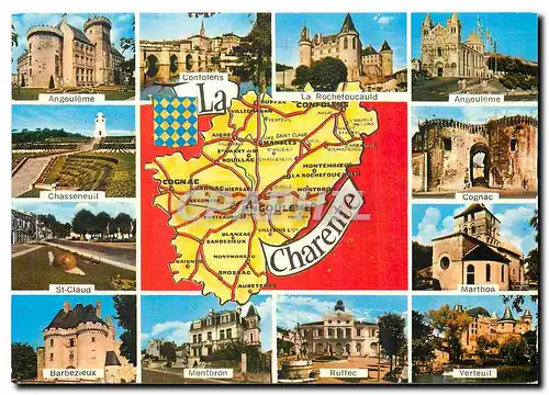 Cartes postales moderne Charente Angouleme Contolens La Rochefoucauld Angouleme
