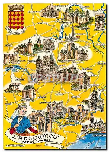 Cartes postales moderne L'Angoumois Terre Rootare