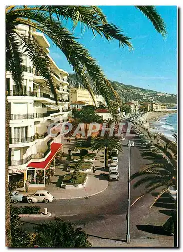 Moderne Karte Menton Alpes Maritimes La Promenade