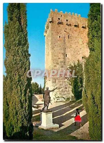 Moderne Karte Tarragona Estatua Augusto Y Torre Paborde