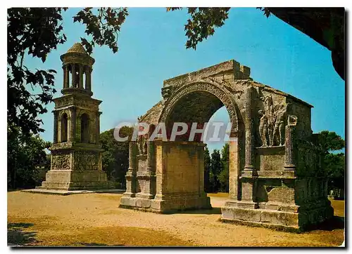 Moderne Karte Saint Remy de Provence Glanum Les Antiques Mausolee des Jules et Porte monumentale de Glanum