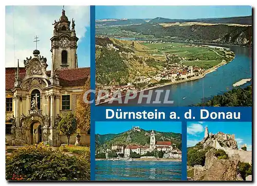 Moderne Karte Durnstein ad Donau
