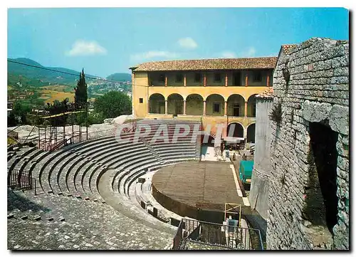 Moderne Karte Spoleto Theatro Romain