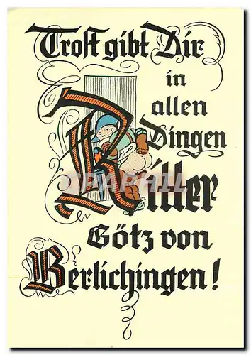 Cartes postales moderne Trolt gibt Die in allen Dingen Berlichingen