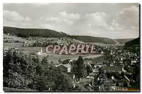 Moderne Karte Luftkurort und Wintersportplatz Baiersbronn Schwarzwald