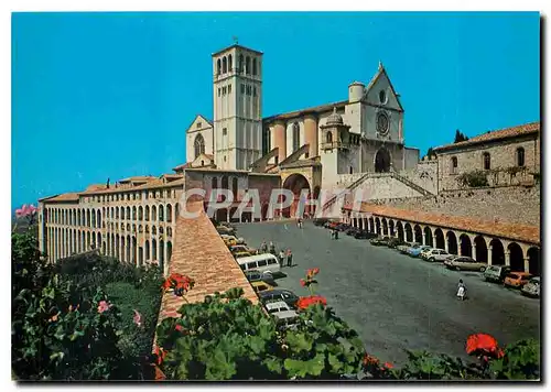 Moderne Karte Assisi Basilique de St Francois