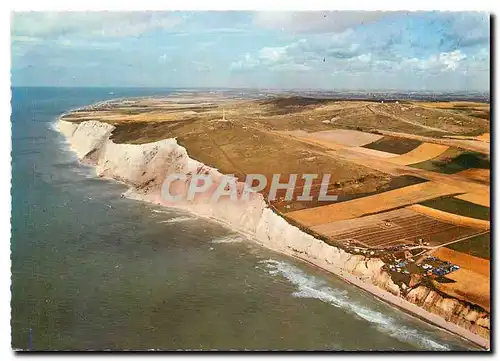 Moderne Karte Cap Blanc Nez P de C Le Cran d'Escalles Le Camping