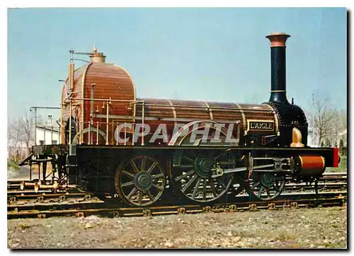 Moderne Karte Mulhouse Locomotive Stephenson N 6 Avignon a Marseille