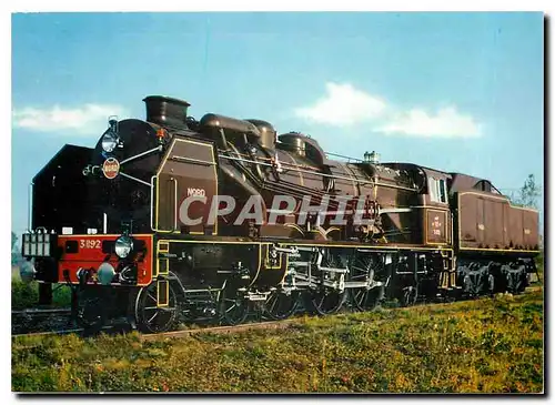 Cartes postales moderne Mulhouse Locomotive Chapelon 3 1192 Nord