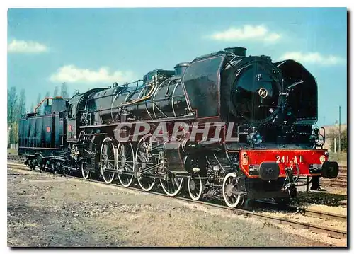 Cartes postales moderne Mulhouse Locomotive 241 A 1 ex 41 001 EST