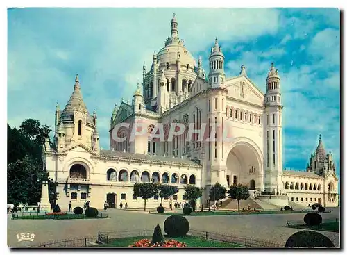 Cartes postales moderne Lisieux Vue vers la Basilique