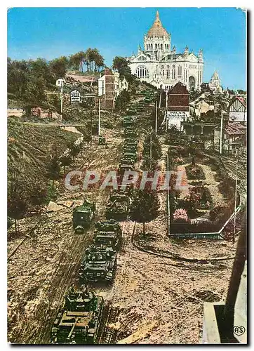 Cartes postales moderne Lisieux Calvados Entree des Troupes Alliees a Lisieux Militaria