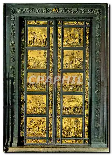 Cartes postales moderne Firenze Battistero di S Giovanni Lorenze Ghiberti Porte du Paradis