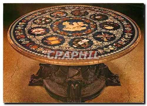 Moderne Karte Firenze Galerie Pitti Table en mosaique florentine