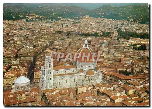 Cartes postales moderne Firenze Le Dome Vue aerienne