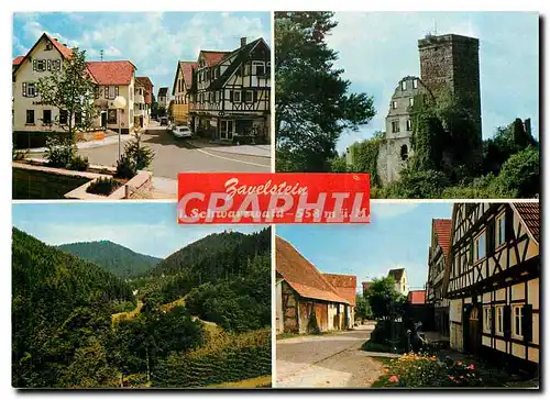 Cartes postales moderne Zavelstein Kleinste Stadt Wurttembergs