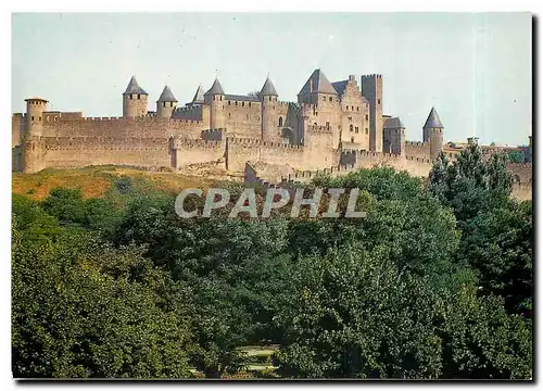Cartes postales moderne Carcassonne Aude Vue exterieure des Remparts de la Cite et ses nombreuses Tours