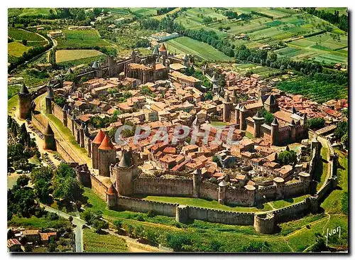 Cartes postales moderne Carcassonne Aude Vue aerienne