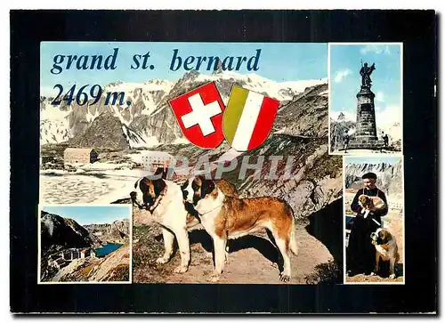 Moderne Karte Grand St Bernard