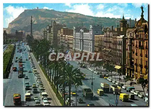 Cartes postales moderne Barcelona Paseo de Colon