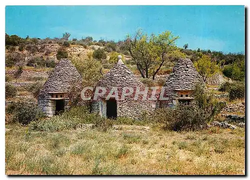 Moderne Karte Les Beaux Sites de Provence Maisonnettes de pierres seches appelees Bori en provencal