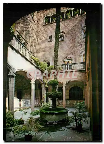 Cartes postales moderne Barcelona Casa del Arcediano. Patio Central