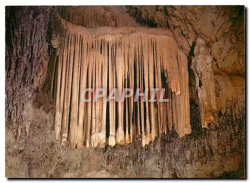 Moderne Karte Grotte des Demoiselles Le Manteau Royal