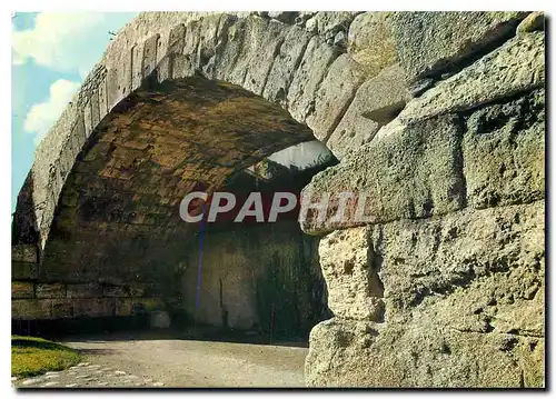 Moderne Karte Aosta m.583 Roman Bridge on the old bed of the Buthier stream 1 century