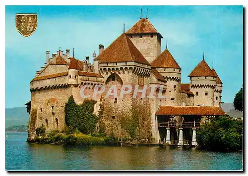 Cartes postales moderne Chillon-Montreux - Le chateau vue du Sud