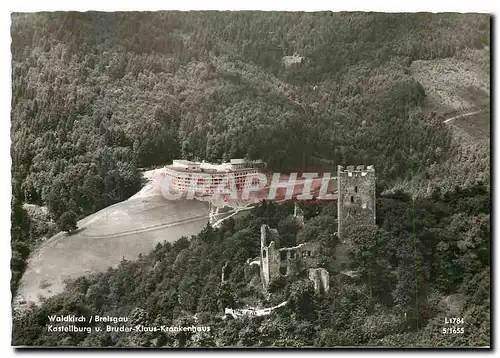 Cartes postales moderne Waldkirch / Breisgau Kastellburg u. Bruder-Klaus-Krankenhaus