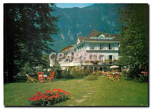 Cartes postales moderne Hotel Stern und Post Amsteg Familie Tresch