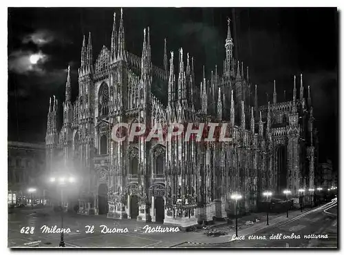 Cartes postales moderne Milano - Il Duomo - Notturno
