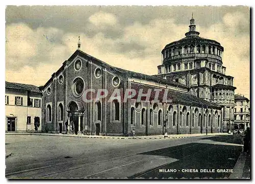 Moderne Karte Milano - Chiesa delle Grazie