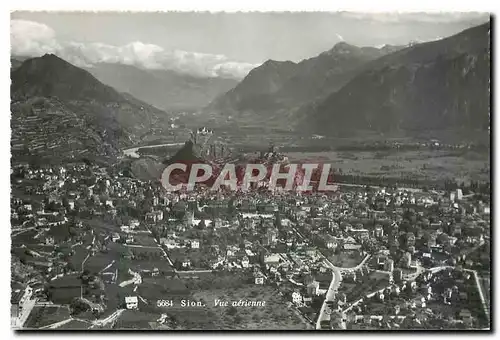 Cartes postales moderne Sion. Vue aerienne