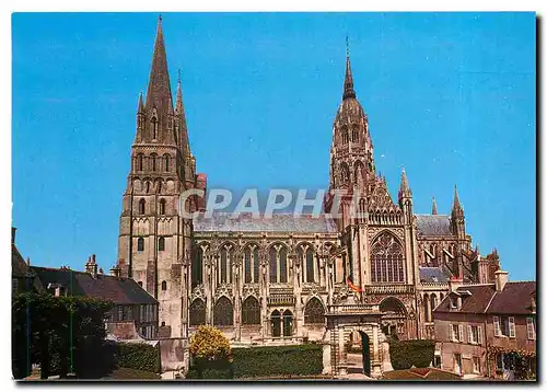 Cartes postales moderne Bayeux La Cathedrale facade laterale