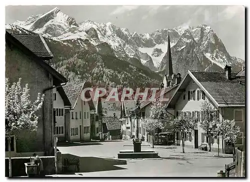 Moderne Karte Garmisch-Partenkirchen - Florianplatz