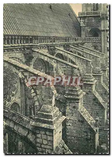 Cartes postales moderne Cathedrale de Chartres Contreforts