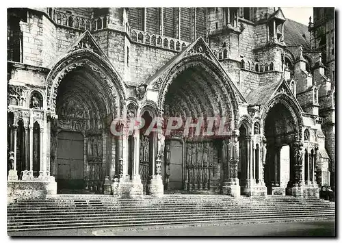 Cartes postales moderne Chartres La Cathedrale Notre-Dame (XIIe XVIe s.) Porche Nord (vers 1225)