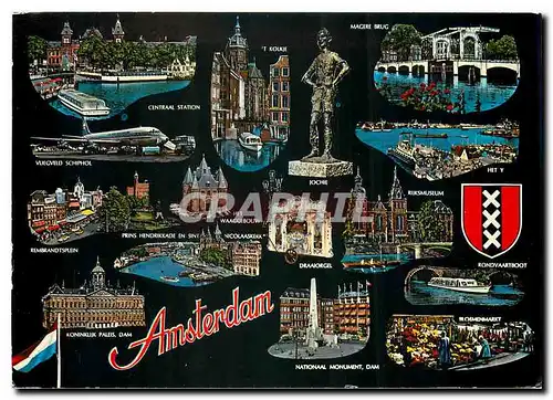 Cartes postales moderne Amsterdam