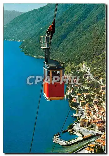 Cartes postales moderne Lago di Como - Funivia Argegno - Pigra