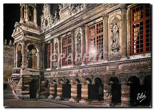 Cartes postales moderne La Rochelle Vue de nuit. La cour d'honneur de l'hotel de ville (XVIe siecle)