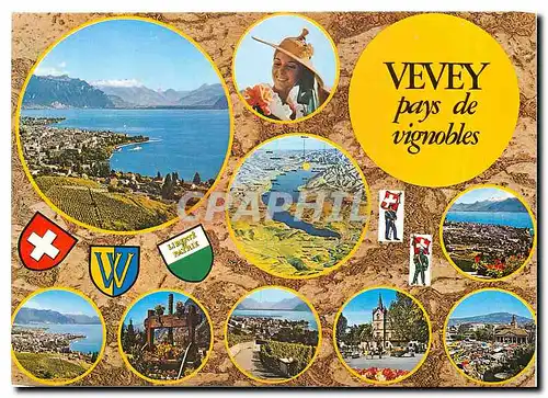 Cartes postales moderne Vevey - Pays des Vignobles